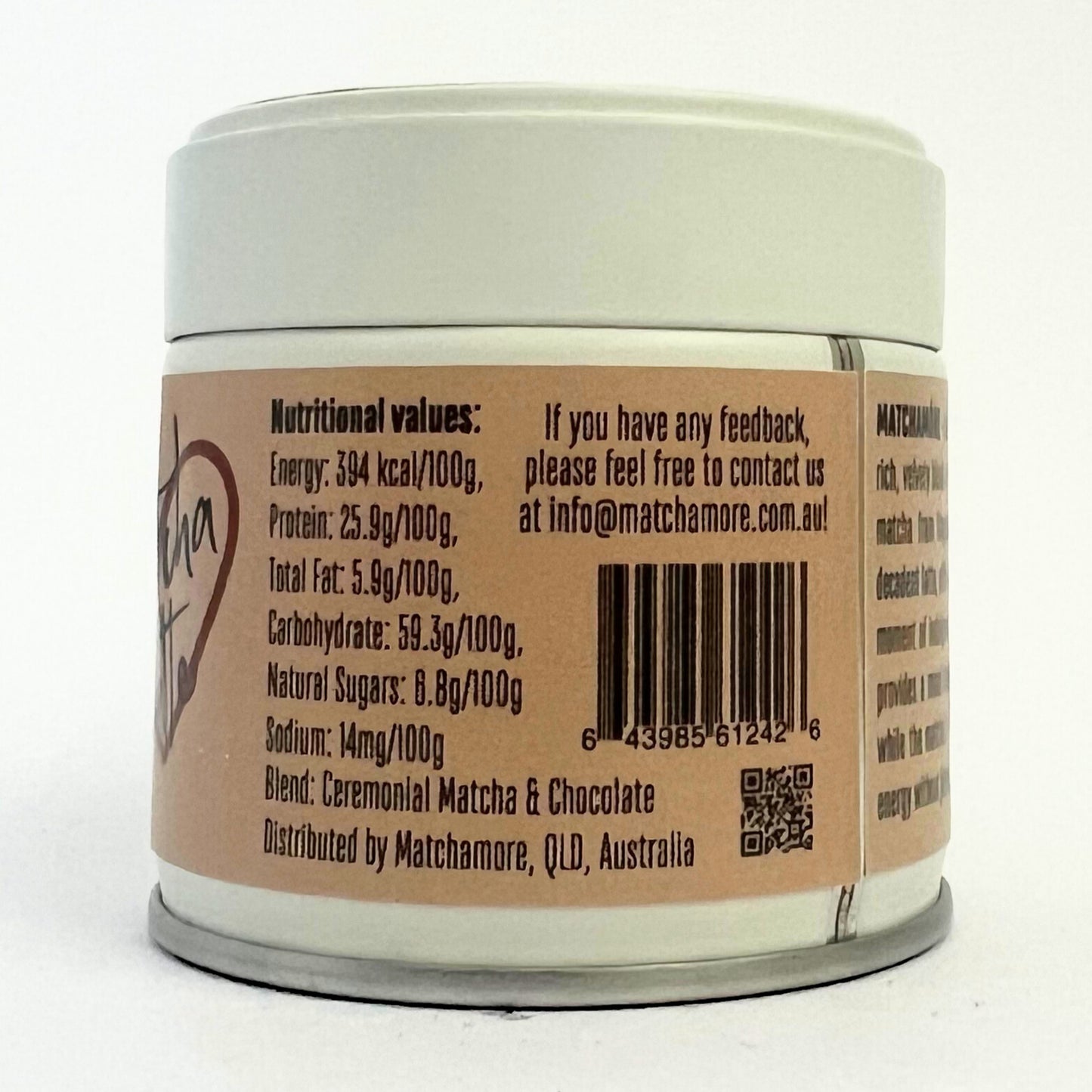 MATCHAMÓRE's Premium Chocolate Matcha 30g