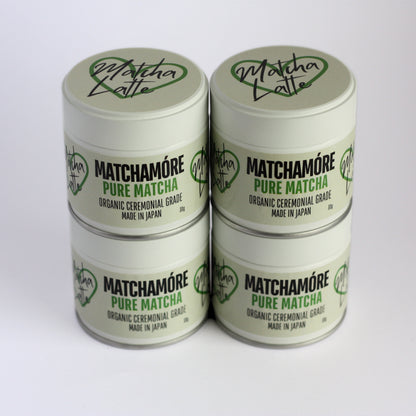 MATCHAMÓRE Organic Pure Matcha 30g - 15 Lattes